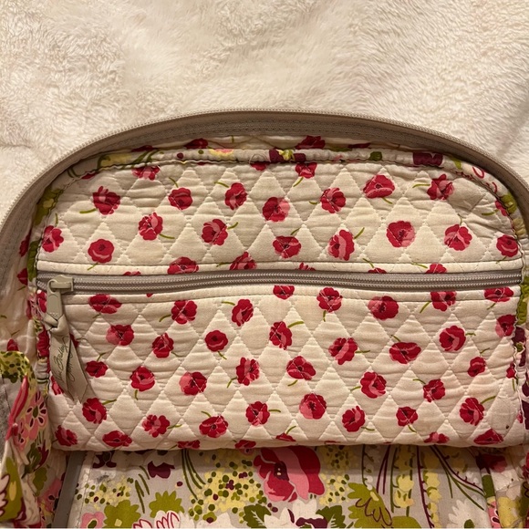 Vera Bradley Large Shoulder Tote in “Make Me Blush”with Matching Wallet - Picture 3 of 6